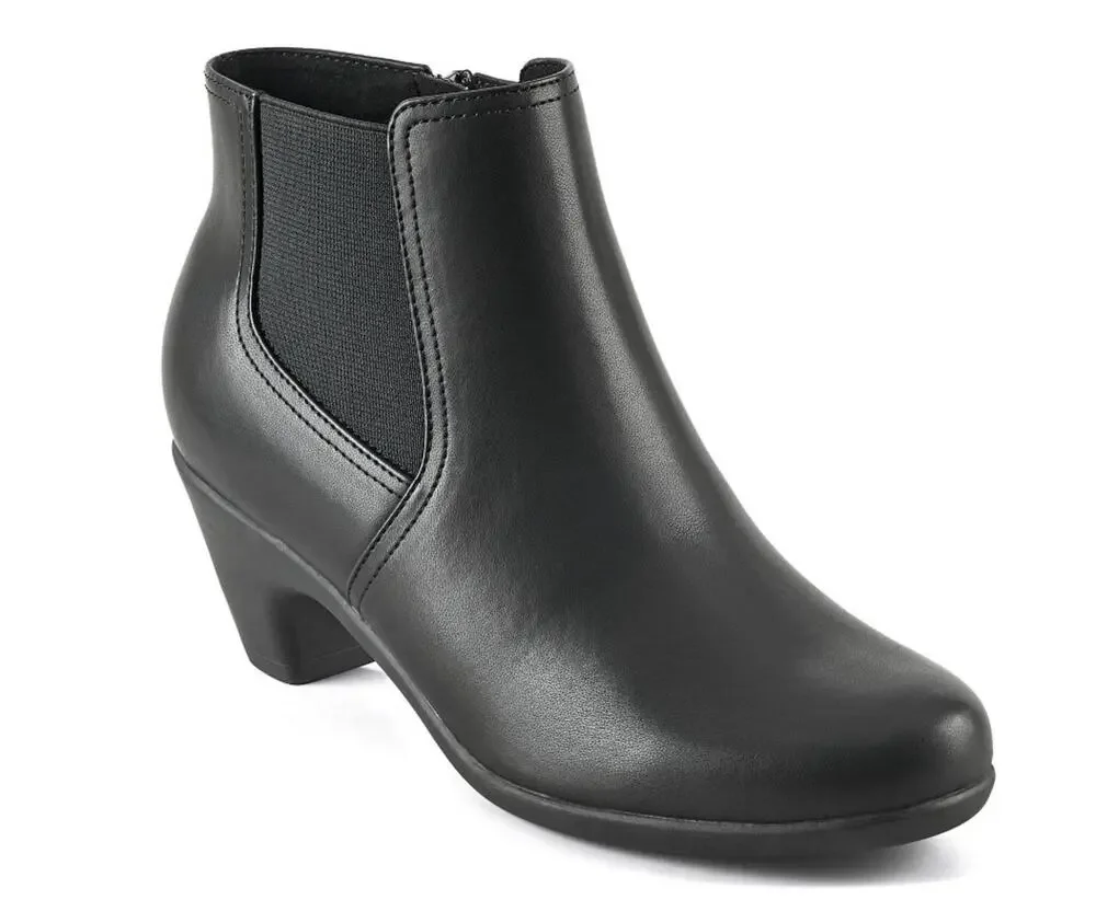 Easy Spirit Caelan Boots 6 Black NWOT Ankle Booties Comfort Heel Dressy